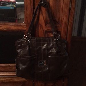 Chocolate Brown Large Rossetti Purse